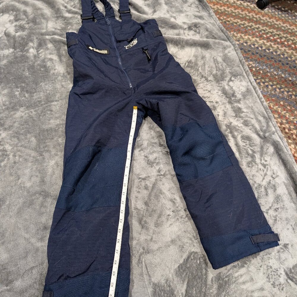 Unisex kids Columbia Tectonite insulated ski overalls size 8
